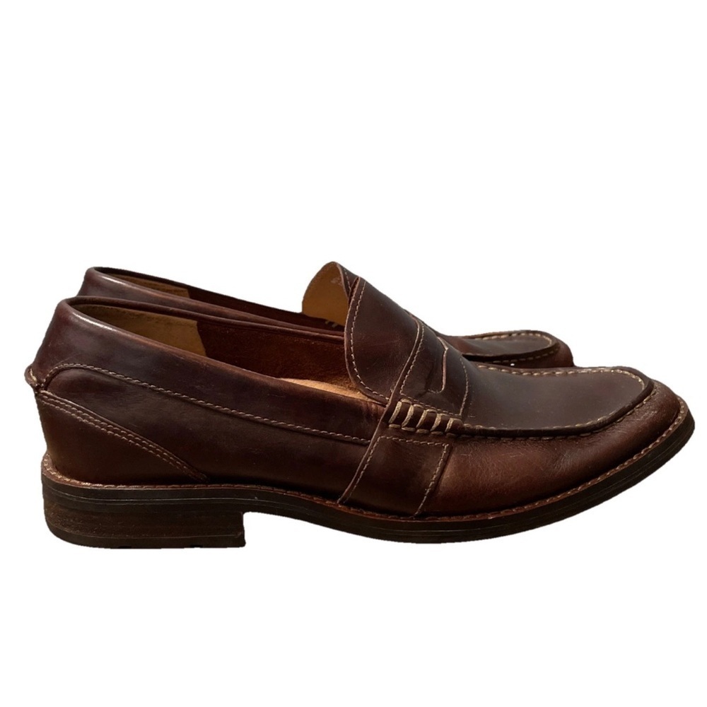 Sperry Top Sider STS17816 Men’s Size 10 Penny Loafers Dark Brown Leather Slip On - Picture 2 of 10